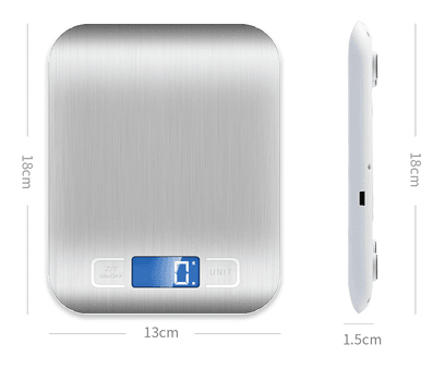 Shipping Precision Rechargeable Kitchen Electronic Scale 5Kg Scale Mini Small Baking Cake Pound Food Tea Electronic Scale - Mubimart