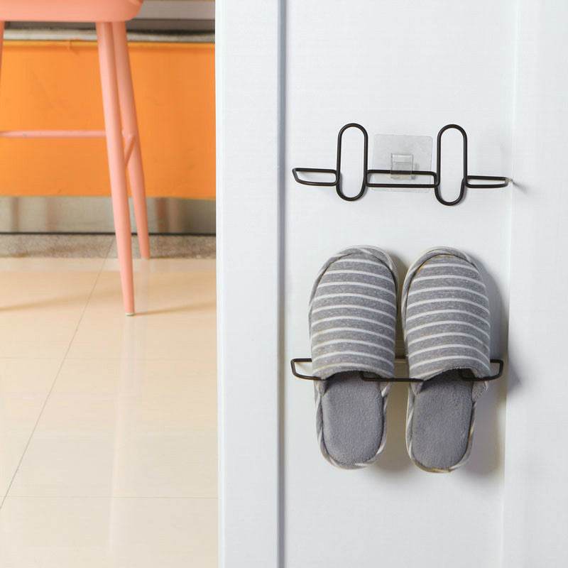 Shoe Rack Hanging Rack Adhesive Wall Hanging Shoe Rack Stereo Wall - Mubimart
