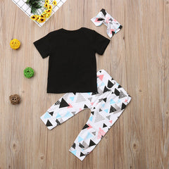 Short Sleeve  Trousers Three-piece Child - Mubimart -  