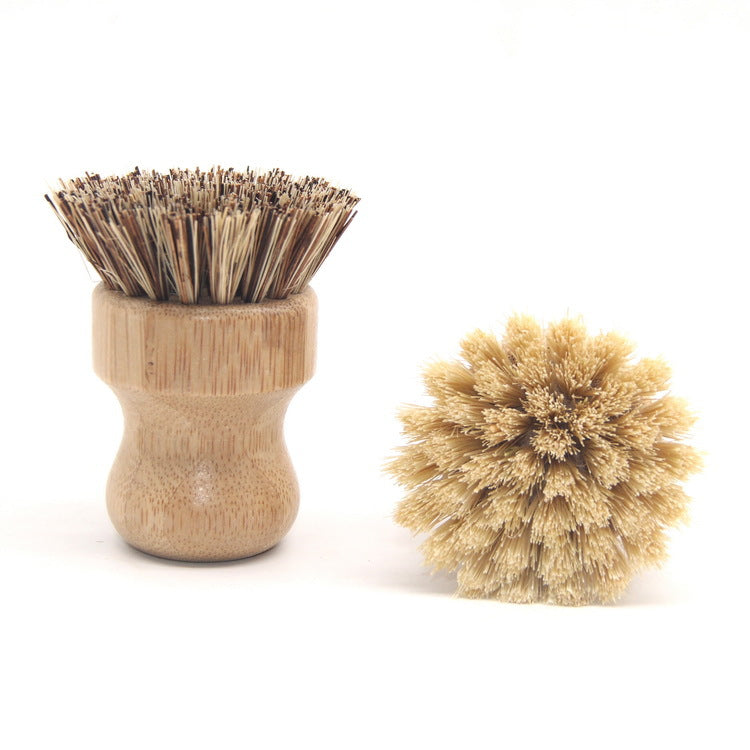 Short handle round dish washing brush - Mubimart -  