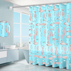 Shower Curtain Partition Curtain Door Curtain Square Shower Curtain - Mubimart -  