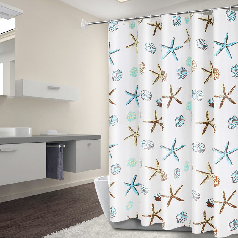 Shower Curtain Partition Curtain Door Curtain Square Shower Curtain - Mubimart -  