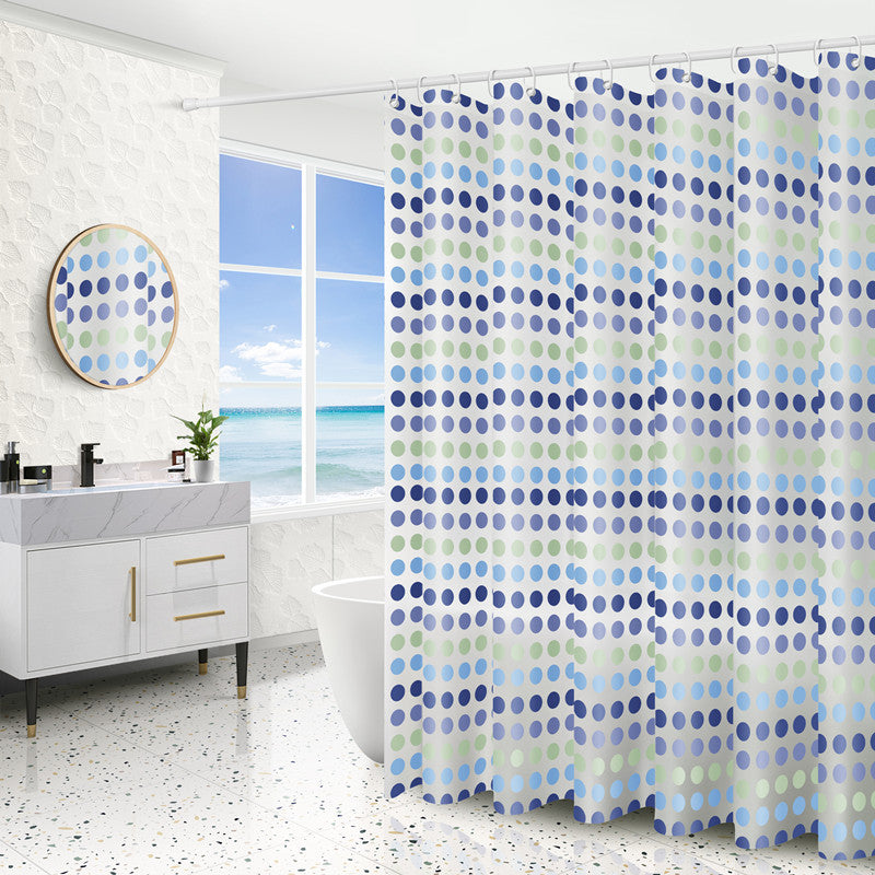 Shower Curtain Partition Curtain Door Curtain Square Shower Curtain - Mubimart - Shower curtain 