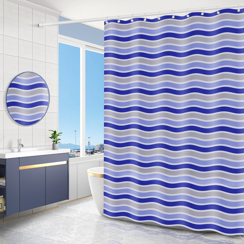 Shower Curtain Partition Curtain Door Curtain Square Shower Curtain - Mubimart -  