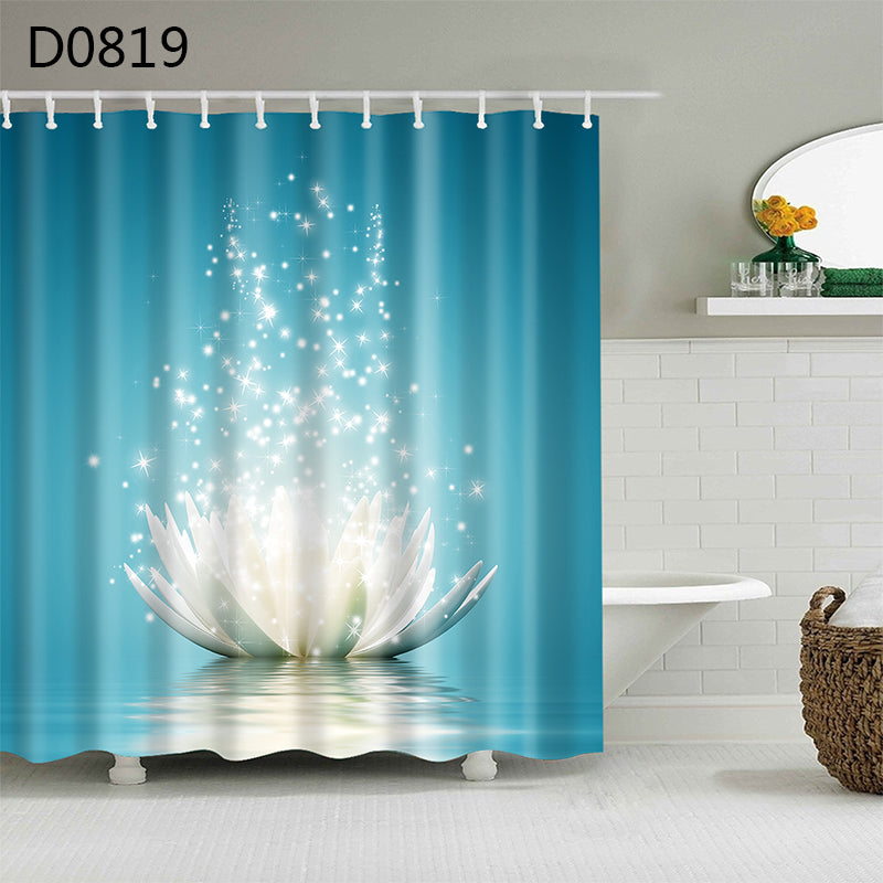 Shower Curtain Waterproof Thickened Bathroom Curtain - Mubimart -  