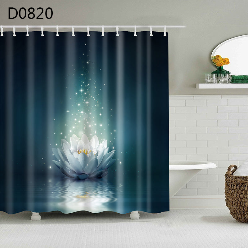 Shower Curtain Waterproof Thickened Bathroom Curtain - Mubimart -  