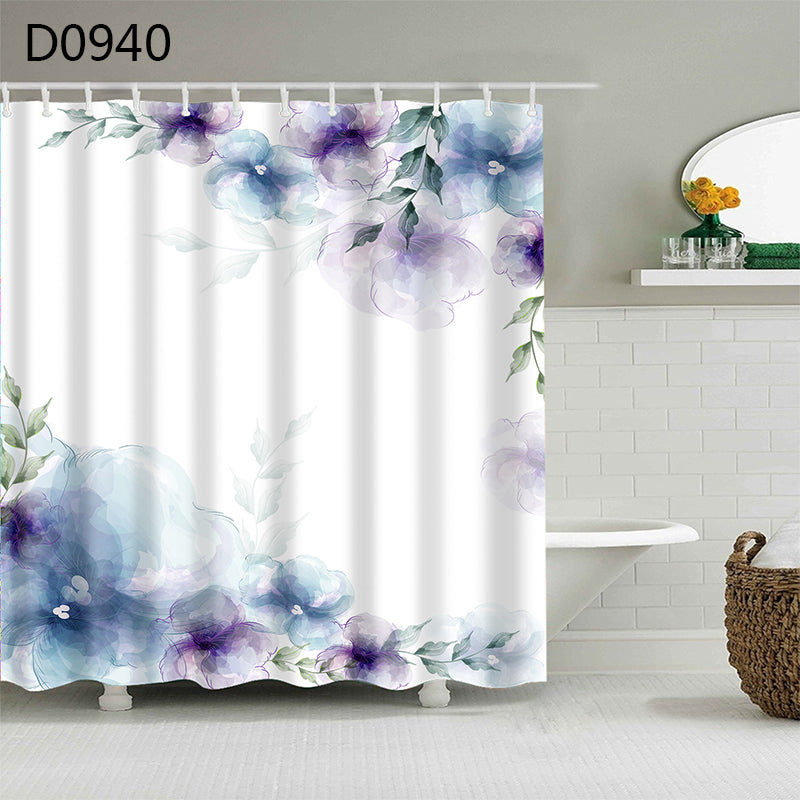 Shower Curtain Waterproof Thickened Bathroom Curtain - Mubimart -  