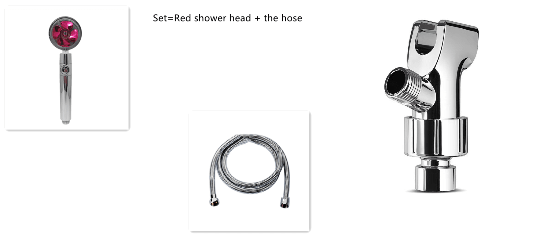 Shower Head Water Saving Flow 360 Degrees Rotating With Small Fan ABS Rain High Pressure Spray Nozzle Bathroom Accessories - Mubimart