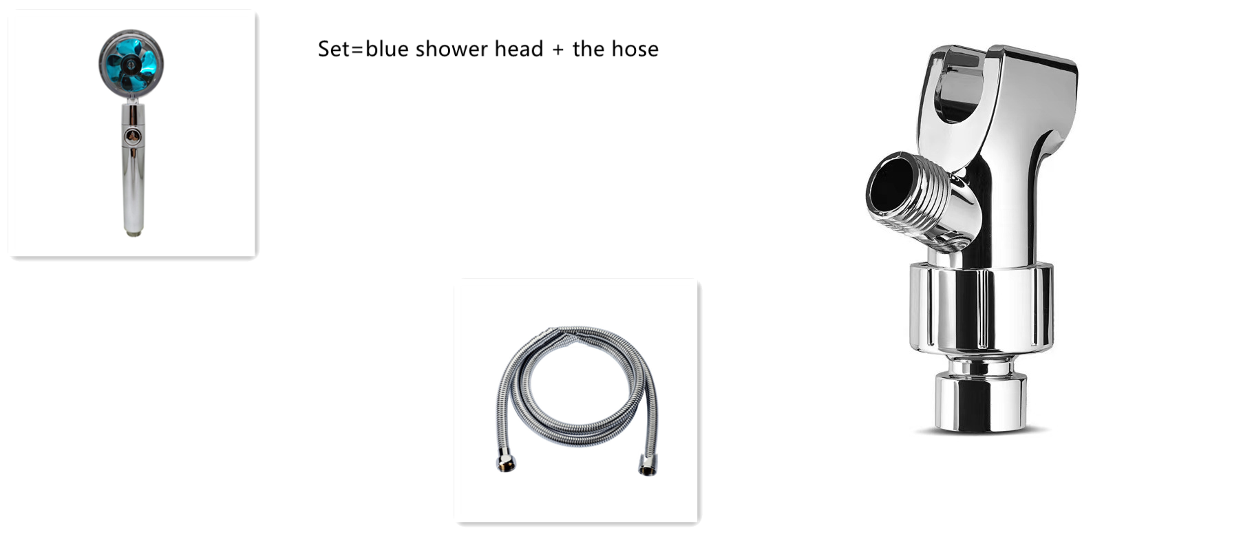 Shower Head Water Saving Flow 360 Degrees Rotating With Small Fan ABS Rain High Pressure Spray Nozzle Bathroom Accessories - Mubimart -  