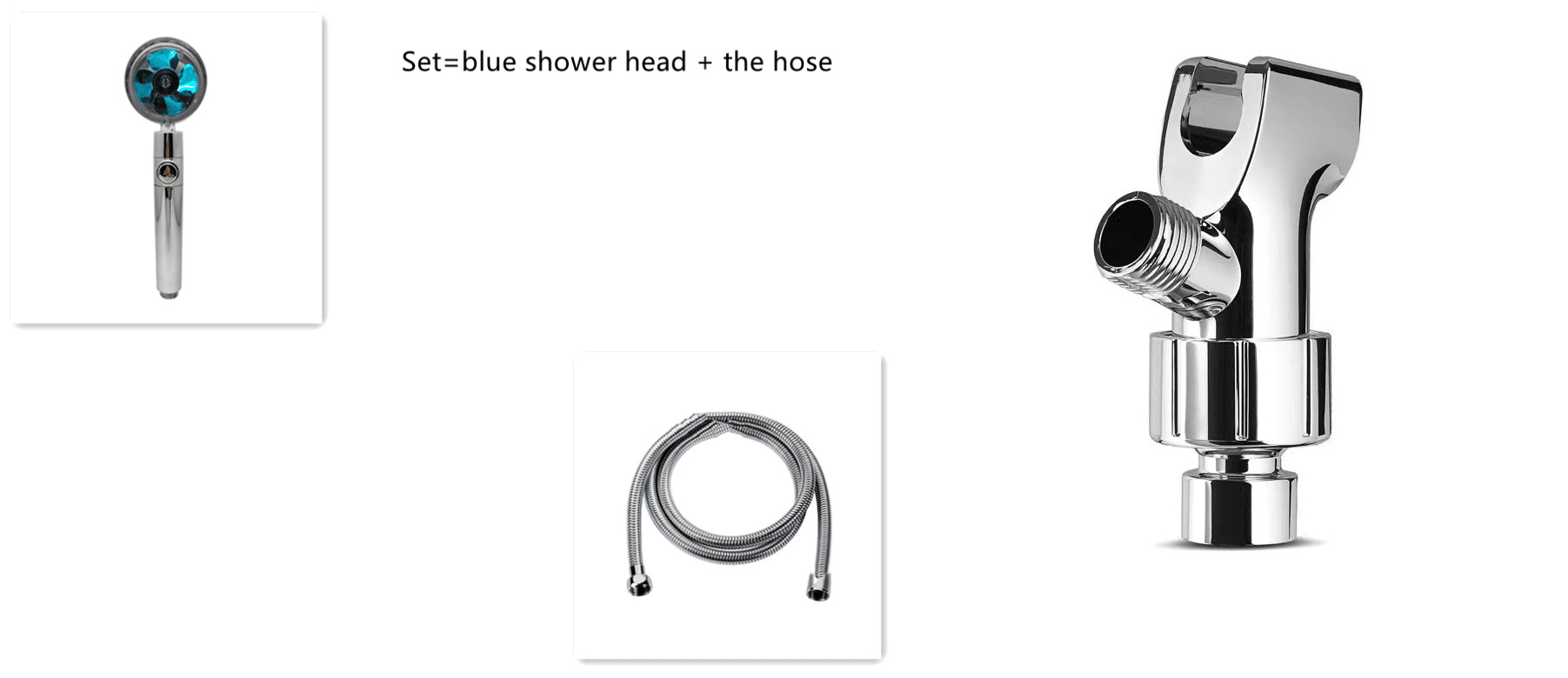 Shower Head Water Saving Flow 360 Degrees Rotating With Small Fan ABS Rain High Pressure Spray Nozzle Bathroom Accessories - Mubimart