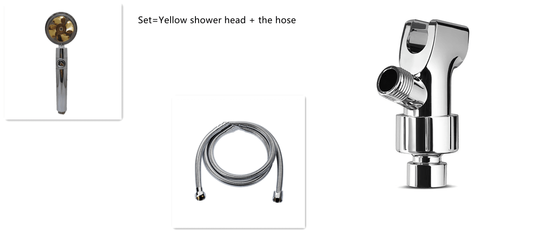 Shower Head Water Saving Flow 360 Degrees Rotating With Small Fan ABS Rain High Pressure Spray Nozzle Bathroom Accessories - Mubimart