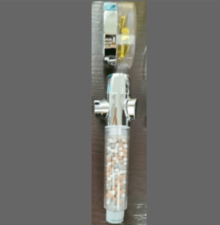 Shower Head Water Saving Flow 360 Degrees Rotating With Small Fan ABS Rain High Pressure Spray Nozzle Bathroom Accessories - Mubimart
