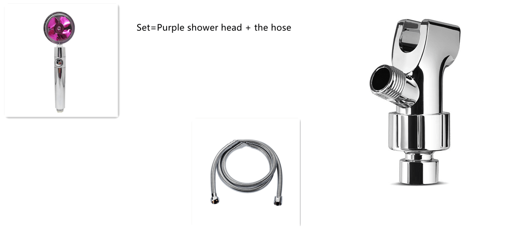 Shower Head Water Saving Flow 360 Degrees Rotating With Small Fan ABS Rain High Pressure Spray Nozzle Bathroom Accessories - Mubimart