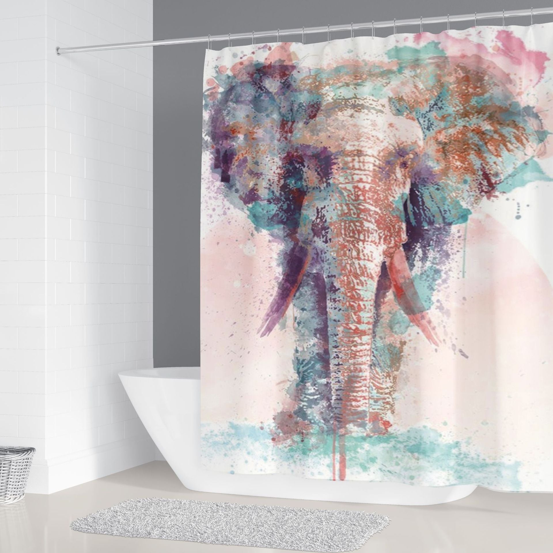 Shower curtain set - Mubimart -  