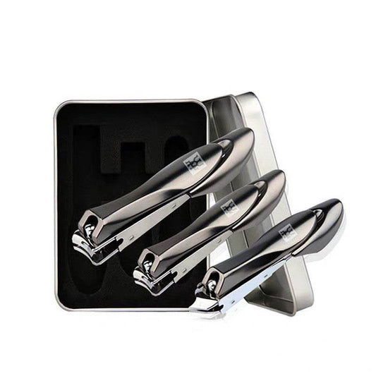 Shuangliren Same Nail Clipper Three Piece Set Household Nail Clipper Set Anti Splash Nail Clipper Wholesale - Mubimart