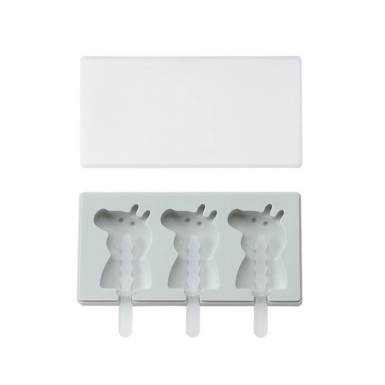 Siamese Ice Cream Mold With Lid Silicone Ice Cream Stick Ice Mold - Mubimart