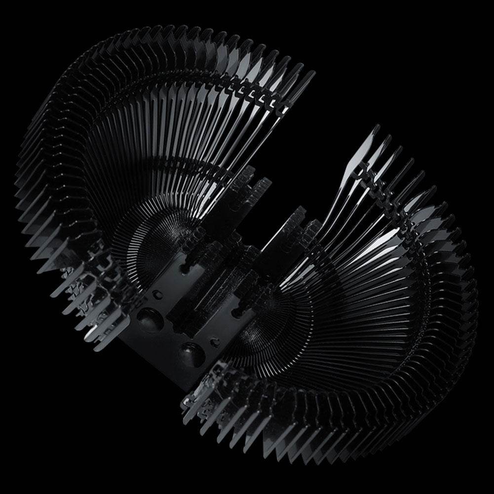 Silent RGB LED Air CPU Cooler Fan Desktop Computer Heatsink Radiato Colorful Cooling For 115X AMD - Mubimart