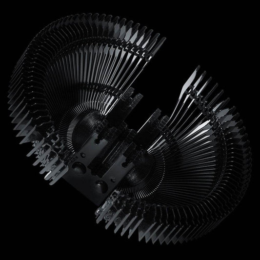 Silent RGB LED Air CPU Cooler Fan Desktop Computer Heatsink Radiato Colorful Cooling For 115X AMD - Mubimart