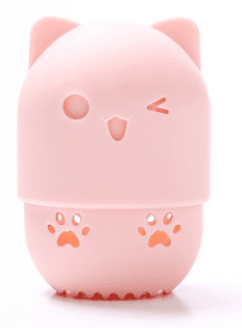 Silicone Cosmetic Blender Sponge Box Holder - Mubimart
