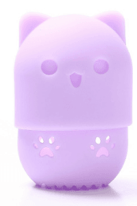Silicone Cosmetic Blender Sponge Box Holder - Mubimart