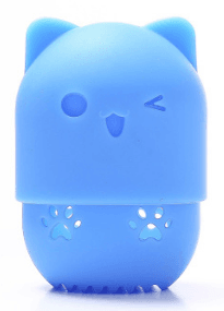Silicone Cosmetic Blender Sponge Box Holder - Mubimart