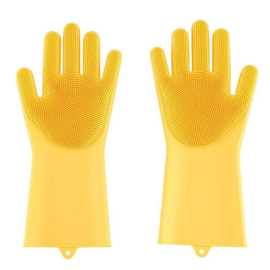 Silicone Dishwashing Gloves - Mubimart