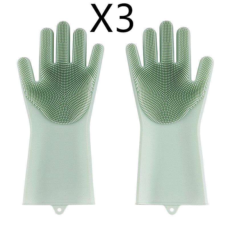 Silicone Dishwashing Gloves - Mubimart