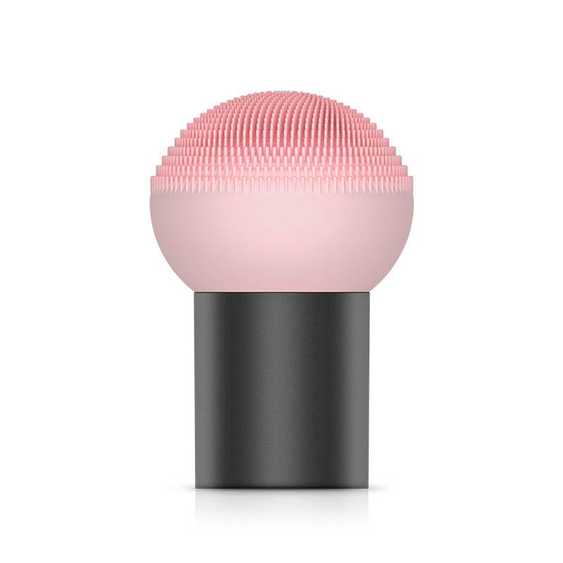 Silicone Facial Cleansing Instrument Electric Facial Cleansing Instrument Brush Facial Massage To Blackhead Pore Cleaner - Mubimart