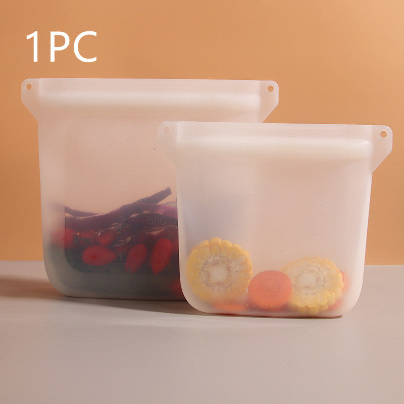 Silicone Food Safety And Tasteless Storage Bag - Mubimart -  