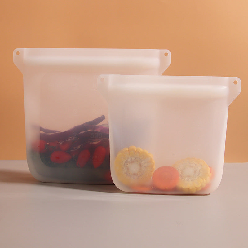 Silicone Food Safety And Tasteless Storage Bag - Mubimart -  