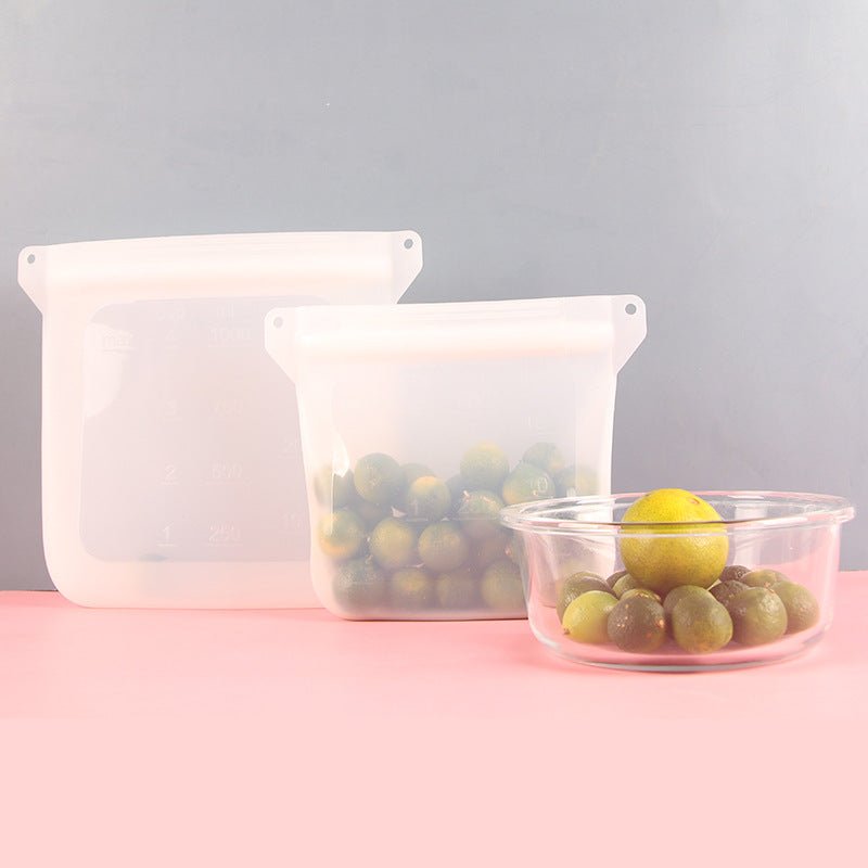 Silicone Food Safety And Tasteless Storage Bag - Mubimart -  