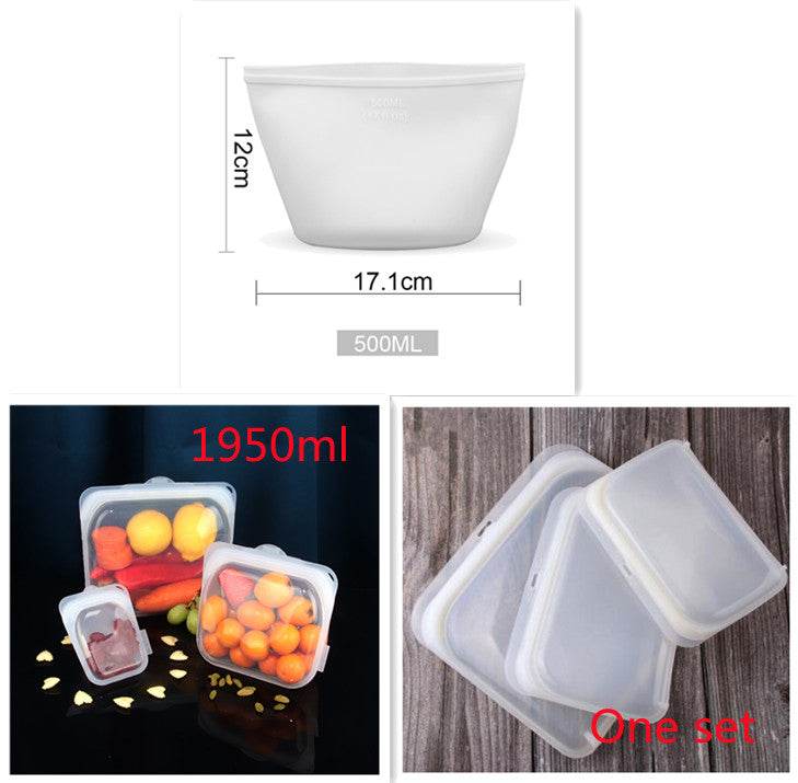 Silicone Food Storage Fresh-keeping Bag - Mubimart