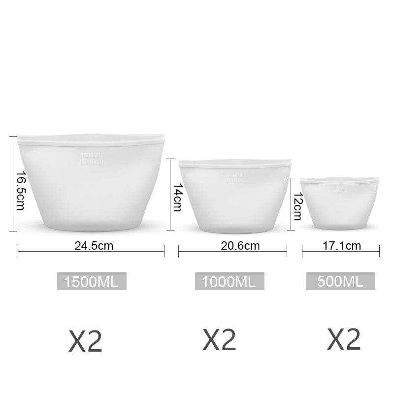 Silicone Food Storage Fresh-keeping Bag - Mubimart