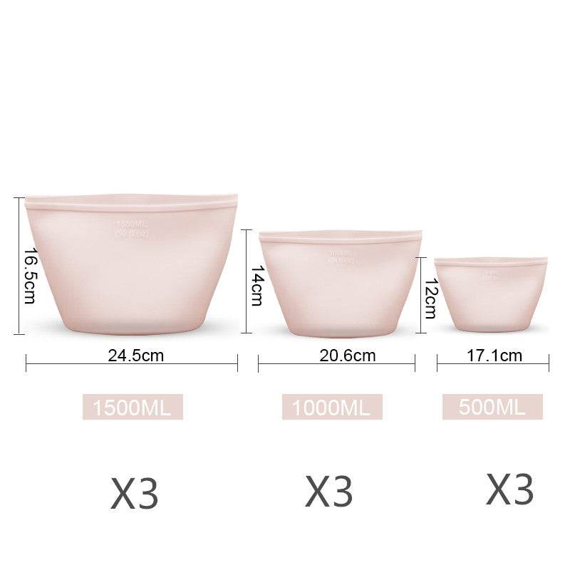 Silicone Food Storage Fresh-keeping Bag - Mubimart