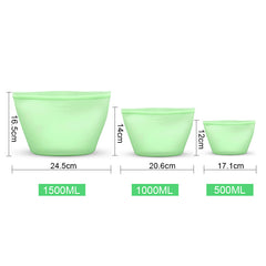 Silicone Food Storage Fresh-keeping Bag - Mubimart -  