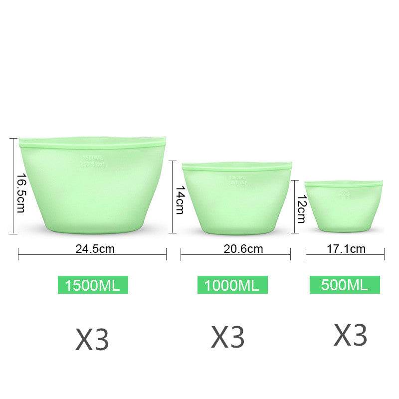 Silicone Food Storage Fresh-keeping Bag - Mubimart