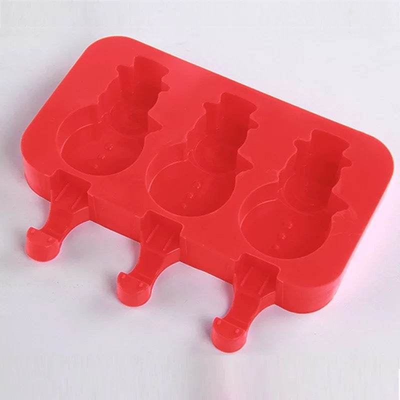 Silicone Ice Cream Mold 3-piece Ice Cream With Lid - Mubimart