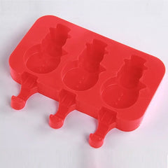 Silicone Ice Cream Mold 3-piece Ice Cream With Lid - Mubimart -  