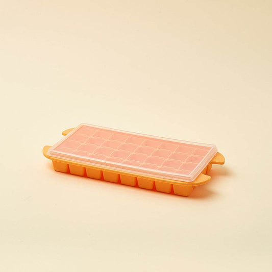 Silicone Ice Cube Mold Ice Tray Storage Box Refrigerator Ice Box - Mubimart