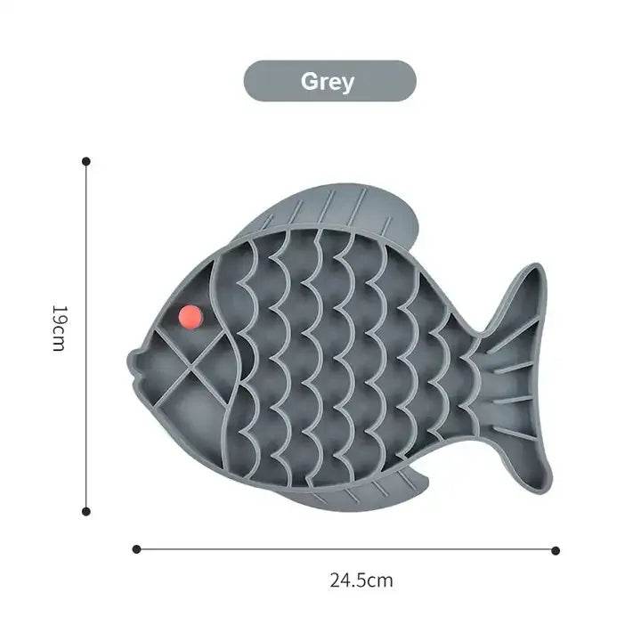 Silicone Lick Mat For Pet Dogs Slow Food Plate Rice Bowl For Small Medium Dog Anti Gulping Choking Feeder Puppy Treat Dispenser - Mubimart