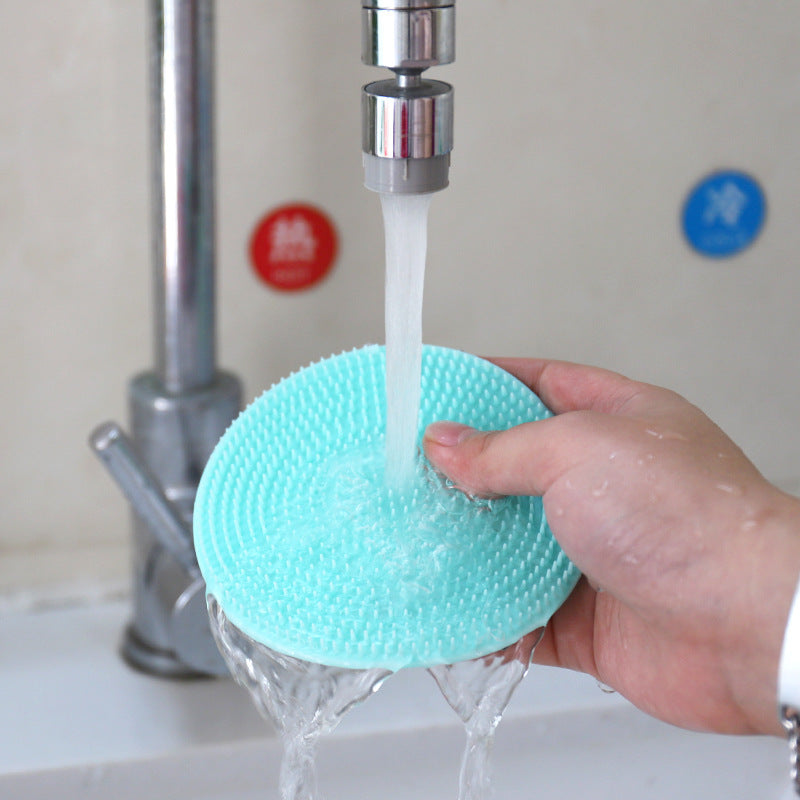 Silicone Scrub Brush Is Easy To Bubble - Mubimart - Toilet brush 