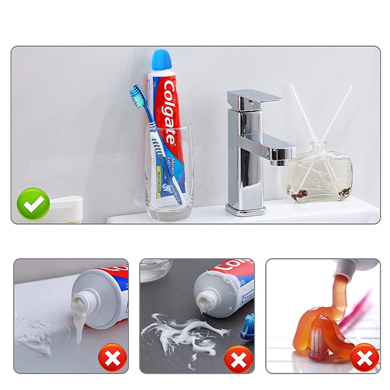 Silicone Self-sealing Toothpaste Squeezer - Mubimart -  