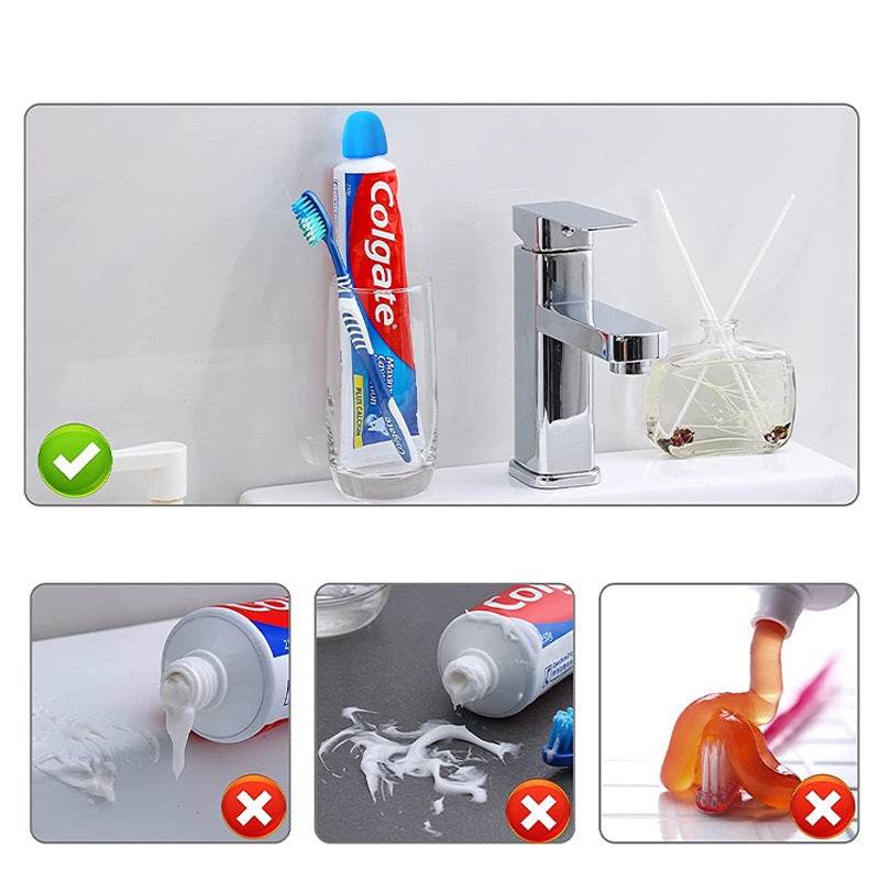 Silicone Self-sealing Toothpaste Squeezer - Mubimart