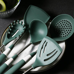 Silicone Spatula Kitchenware Spatula Set Kitchen Non-stick Cooking Spoon - Mubimart - Kitchen Spatulas 