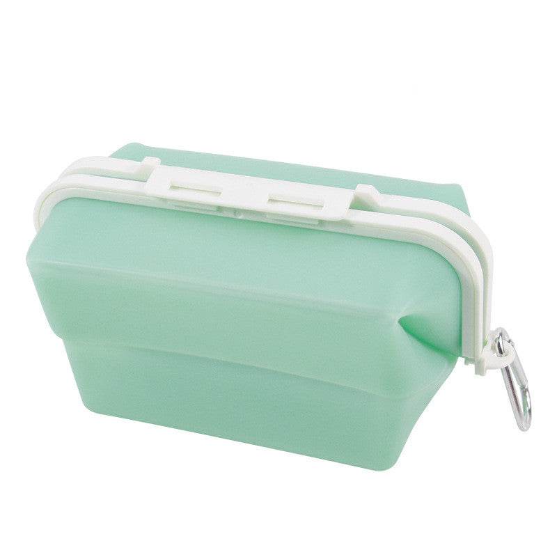 Silicone Storage Bag Can Microwave Heating Food Storage Box - Mubimart