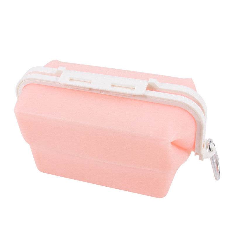 Silicone Storage Bag Can Microwave Heating Food Storage Box - Mubimart