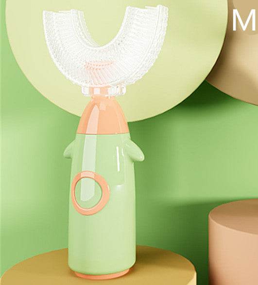 Silicone U-shaped Toothbrush For Children Manual Cleaning - Mubimart