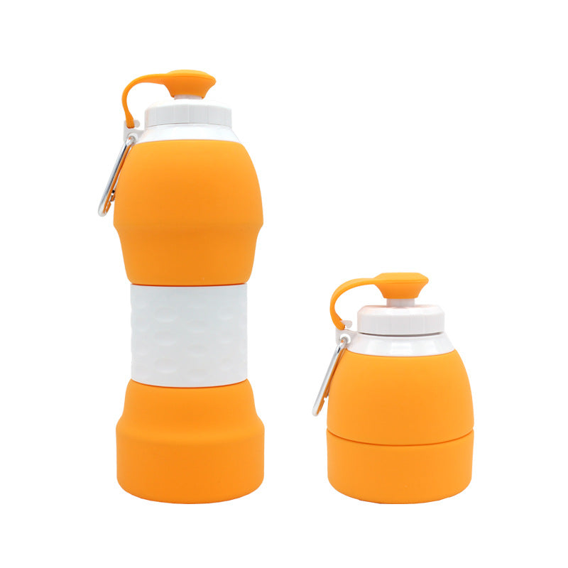 Silicone folding water bottle - Mubimart -  