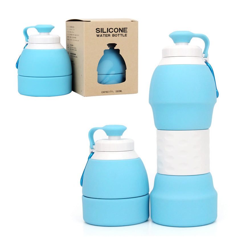 Silicone folding water bottle - Mubimart -  