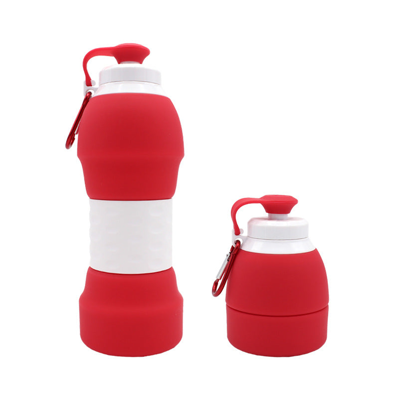 Silicone folding water bottle - Mubimart -  